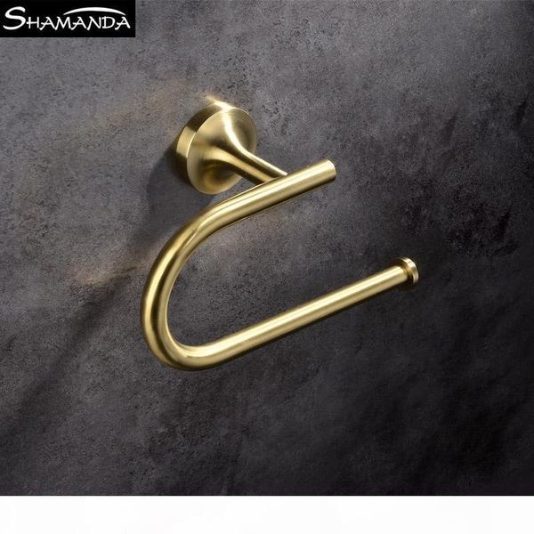 

gold bathroom accessories set towel ring glass shef paper tissue holder toothbrush cup brushed 304 stainless steel bbyxvo mj_bag