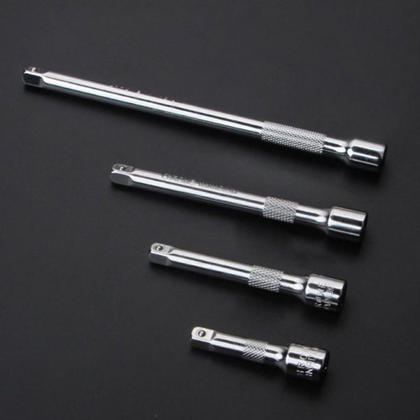 

4pcs/set ratchet wrench socket auto repair quick release rod tool crv drive extender maintenance extension bar set hand tools