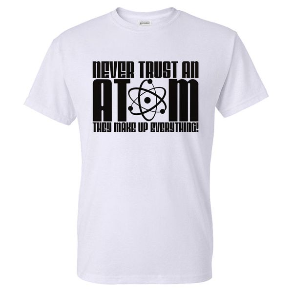 

sport casual letter print t shirt men's fashion short sleeve o-neck tee shirt never trust an stom they make up everthing printing