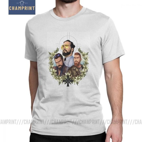 

men the holy trinity far cry john seed hope county cross short sleeve purified tees printing sport hooded sweatshirt hoodie men t shirt