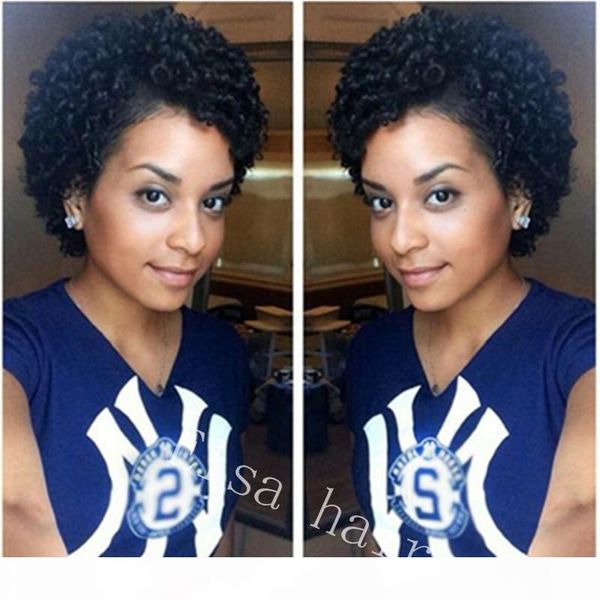

new arrival afro curly hair front lace wig black ombre burgundy kinky curly hairstyle wig human hair lace front wigs for black women, Black;brown