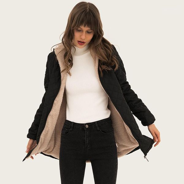 

women's down & parkas 2021 luxury designer men's padded jacket winter hooded long sleeve lightweight cotton mid-length cotton1, Black