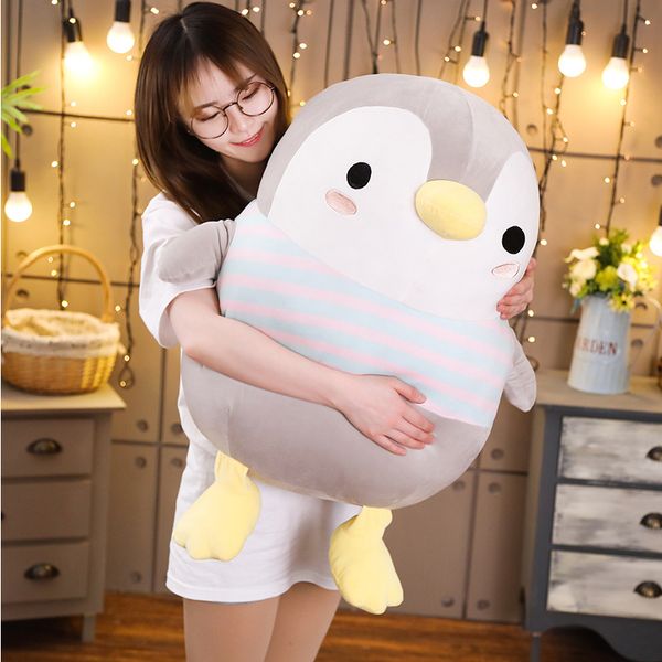 

giant soft fat penguin plush toys stuffed cartoon animal doll fashion toy for kids baby lovely girls christmas birthday gift y200723