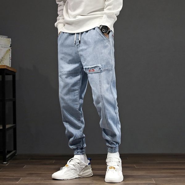 

eej7d бедра menjeans jeanshop и брюки для хип рыхлый лодыжки связали джинсы хип-хоп аудиовходов брюки для мужчин 7wjir, Blue