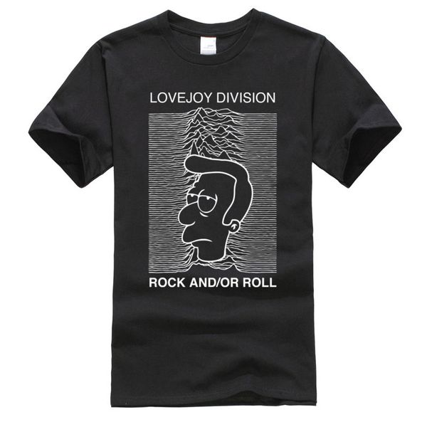 

love joy division rock roll bart 100% cotton loose hipster men camisa short sleeve quality hoodie designers t shirts sweatshirt