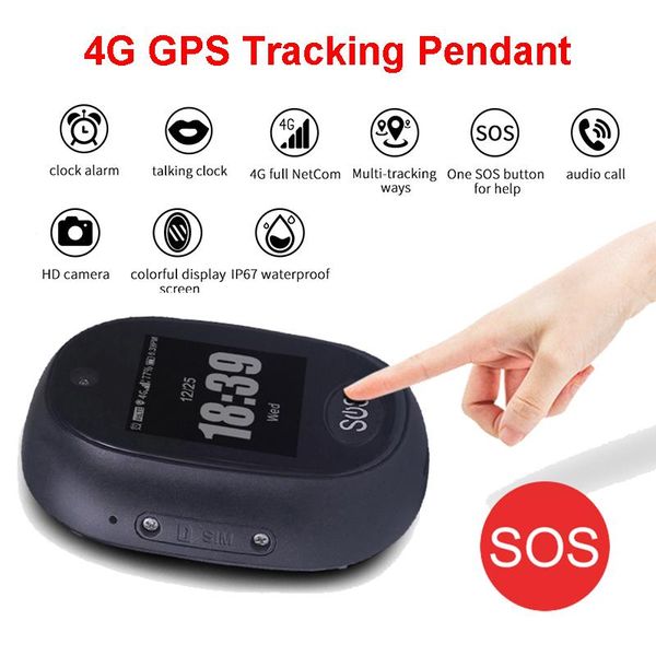 

anti-lost alarm est 4g lte full netcom personal gps tracker smart tracking pendant audio call sos help for elderly kids waterproof ip67