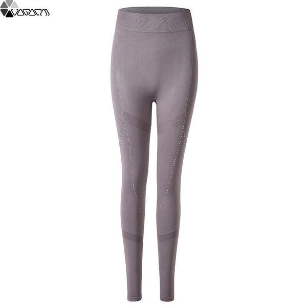 

2021 yoga pants women's high waist seamless stitching running training fitness leggings solid color sports pants fitness clothes, White;red