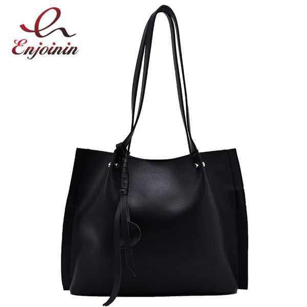 

designer pu leather shoulder bags for women 2020 simple open handbags winter women's trending solid color hand bag