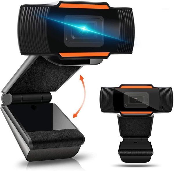 

camcorders hd webcam with microphone for deskpc lap, full usb conference room rotatable clip and wide angle view1