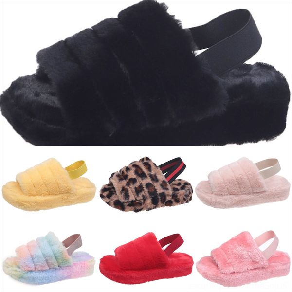 

swz slippers house men's slipper home plush schinelo open toe masculino house slippers lovers men minion fur stuff slipper cuddly fluff, Black