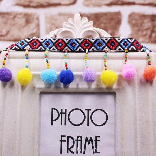 

pom pom trim lace fabric sewing accessories pompons trim tassel ball fringes ribbon sewing lace for diy material craft apparel h jllach