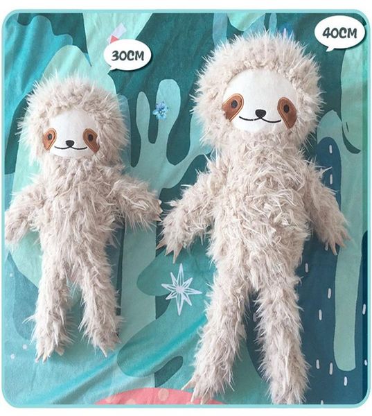 

lifelike sloth toy stuffed animal soft doll sloth pillow cushion plush bradypod baby kids toy birthday gift for children wmtbcl infant2005