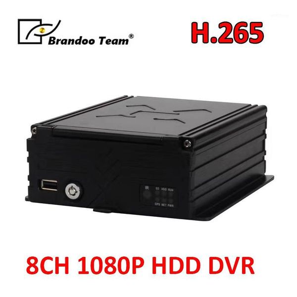 

8 channel video registrator car dvr h265 1080p 4g gps wifi mobile truck bus train dvr support 2tb hdd1