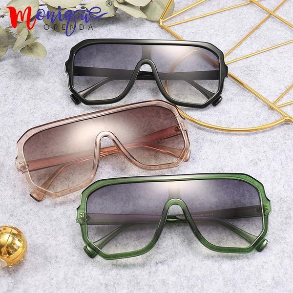 

sunglasses women oversize flat retro square sun glasses for women vintage 2020 brand designer female luxury oculos uv4001, White;black