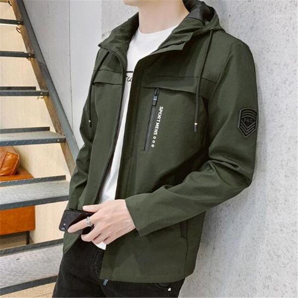 

spring autumn men's jacket 2020 new youth jacket thin section casual korean version trend slim handsome outerwear coats1, Black;brown