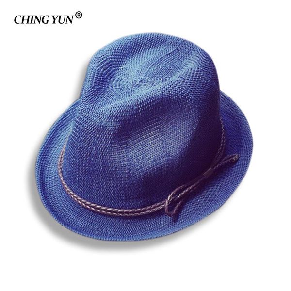 

wide brim hats 2021 sun hat summer cap woman fashion knit leisure ladies large can be folded girls outdoor anti-uv travel vacation, Blue;gray