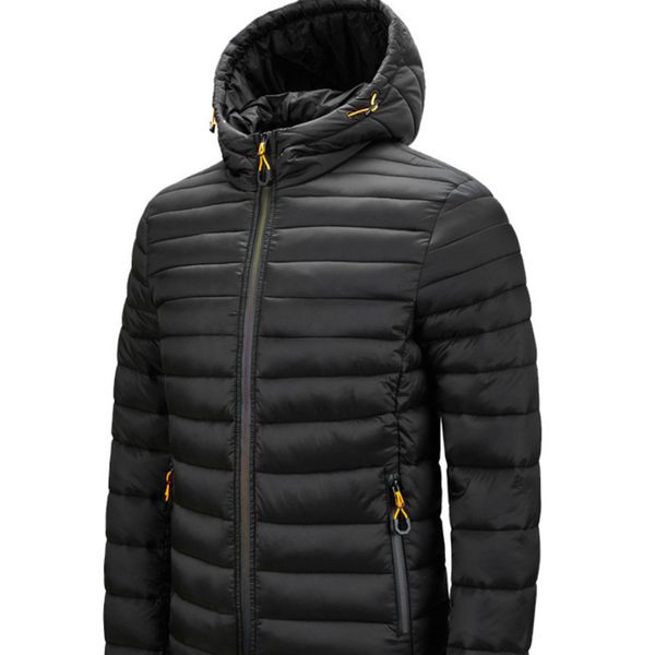 

men's winter warm outdoor down jacket fashion sdasfd, Black