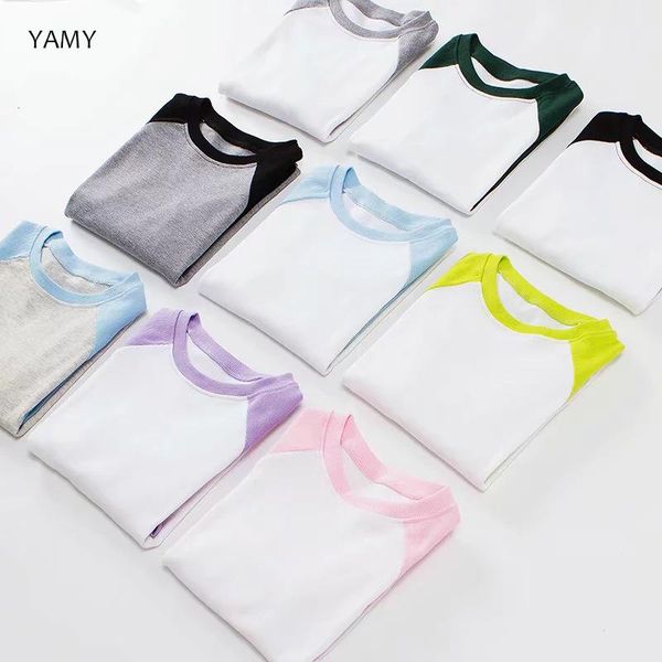

women's t-shirt fall 2021 bm tshirts women long sleeved vintage streetwear korean patchwork basic tee shirt femme kawaii jersey tees, White