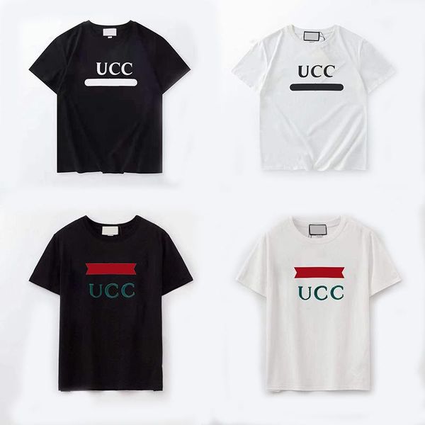 

2022 tee men's women's streetwear designer t-shirt spring summer sleeves vacation couple hip hop short sleeve casual letters print, White;black