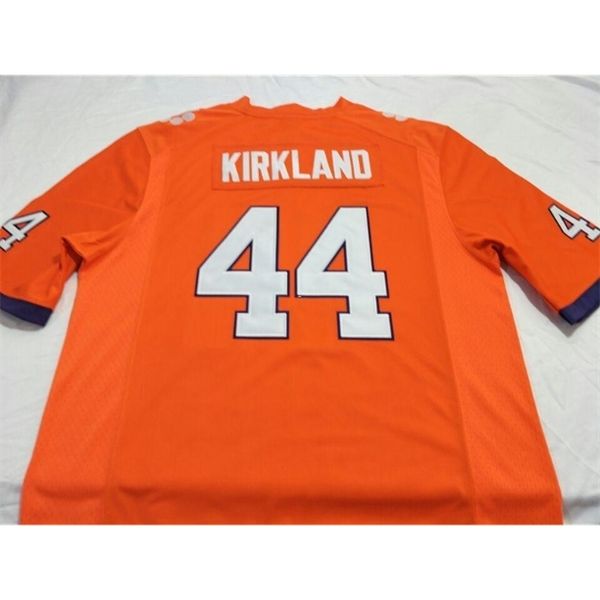 

121 clemson tigers levon kirkland #44 real full embroidery college jersey size s-4xl or custom any name or number jersey, Black
