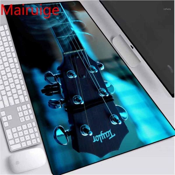 

mouse pads & wrist rests mairuige mousepad playing guitar pattern office home computer internet cafe keyboard gaming pad desk 90x401
