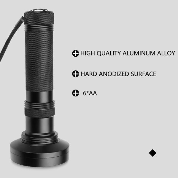 

uv led flashlight torch lamp light lanterna aa battery 395 single file switch aluminum alloy working catch scorpion sterilize wmtpot