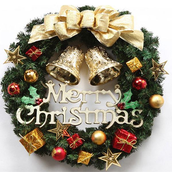 

garland arrangement christmas ornament christmas wreath decorative wreath 30cm bow christmas decoration door decoration xmas gift