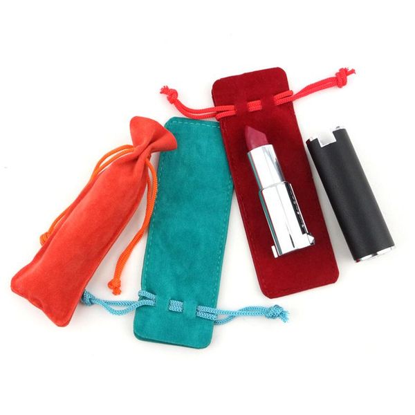 

new lip stick packing gift bag 50pcs/lot make up tools bag lip gloss tube bag jewelry wedding candy can cu bbyeks