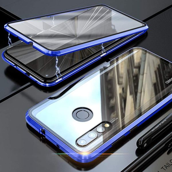 

luxury magnetic absorption metal cases for huawei nova 4 nova4 front back double sided glass phone cover huaweinova4 bumper h jllclj