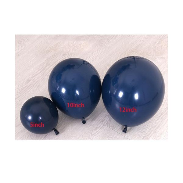 

10pcs metal gold silver balloons ink blue latex balloon wedding birthday party decoration festival celebration supplies jllwrg