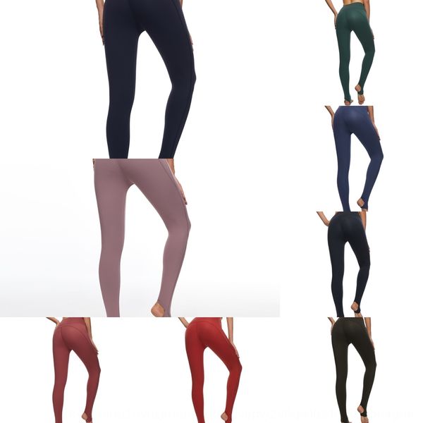 

autumn and winter new step foot exercise tight yoga pants pocket fitness yoga pants hip lifting nude sanding leggings women tight cq1pv cq1p, Gray