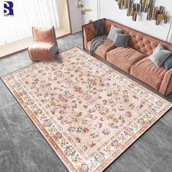 

carpets sunnyrain 1-piece printed pink area rug for bedroom rugs cute floor mat girls room 3106