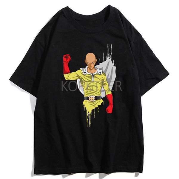 

сайтама ok один удар anime забавный мультфильм kawaii harajuku ullzang graphic grunge японский стиль tops tee толстовка с капюшоном hoodie м