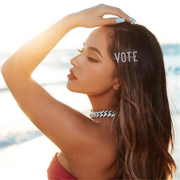 

american election vote english alphabet star same style diamond studded one character fashion hairpin swimsuit bandage bathing suits pa