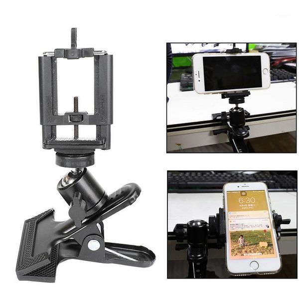 

tripods phone clip camera clamp table mount for huawei mobile yi sjcam dji action holder accessories1