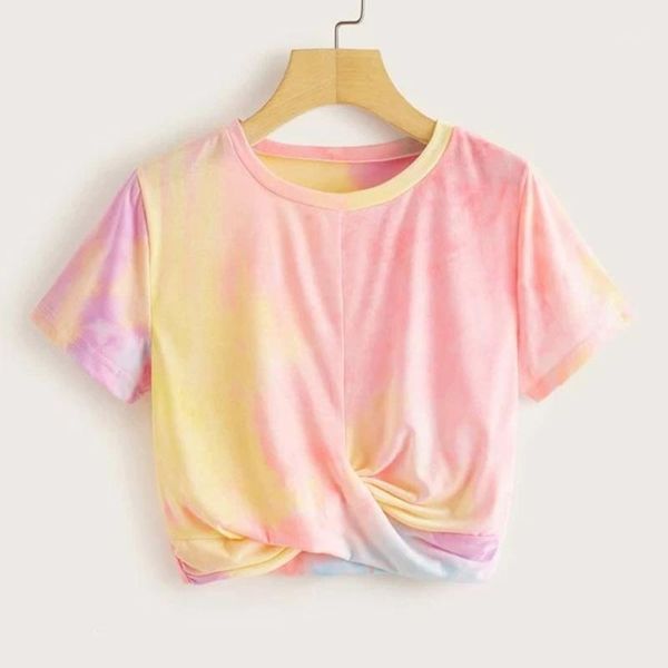 

woman tie dye harajuku funny tshirt summer camisetas verano mujer 2020 hip hop tees shirts korean fashion t-shirt1, White