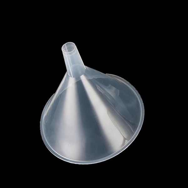 

150mm plastic small funnels perfume liquid essential oil filling empty bottle packing funnel laboratory analysis suppli bbymvw