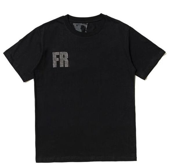 

diamond men and women friends couple personality short sleeve t-shirt wholesale hip-hop casual round neck cotton short sleeve us size s, White;black
