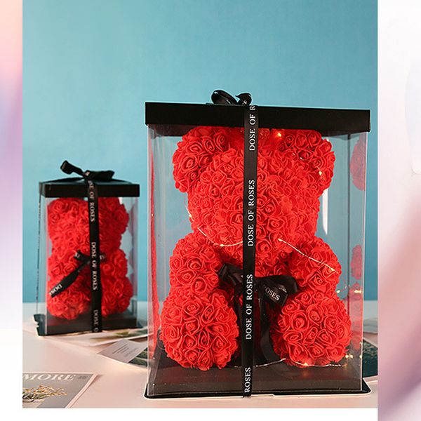 

romantic rose day gift children girlfriend bear box toy doll stuffed full love new teddy bears of cute valentine's girls pe presents xb