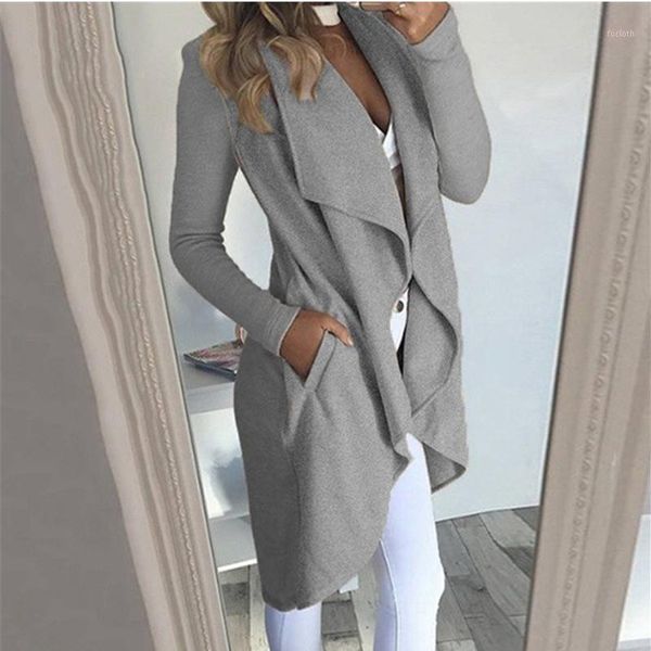

women's long sleeve slim blazer jacket ladies casual open front formal work formal suits cardigan coat, Tan;black