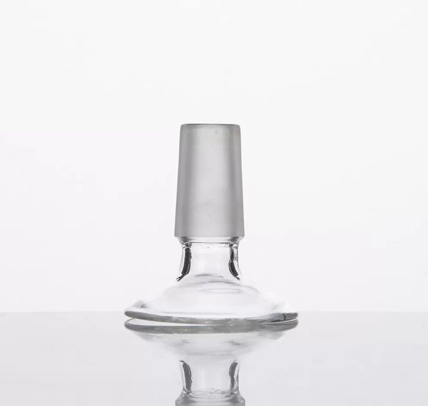 2022 Neue Rauchglas Adapterständer für Schüsselstück Kuppeln Wasserpfeife Bongs Adapters 14mm 19mm Männliche weibliche Frosted Joint Dropdow DAB Rig