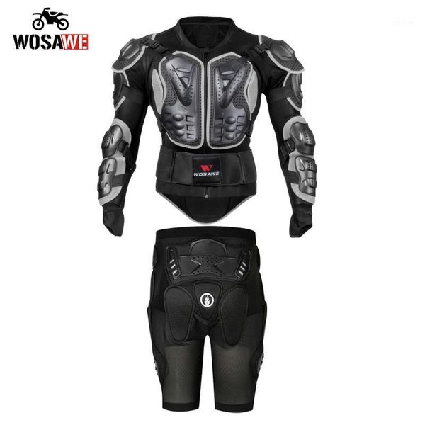 

wosawe motorcycle full body armor jacket set moto protective armor and pants motocross vest jacket suit protection equipment1