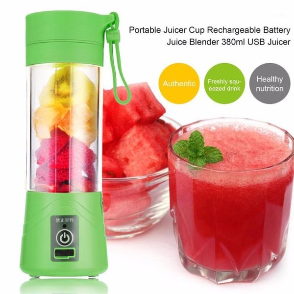 

blender 380ml usb rechargeable juicer bottle juice citrus lemon vegetables fruit milkshake smoothie squeezers reamers bottle1