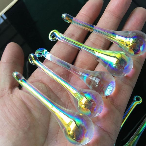 

5pc multicolor crystal suncatcher raindrop chandelier prism drop icicle pendant decor 5pc multicolor better trendy office h jllrjg