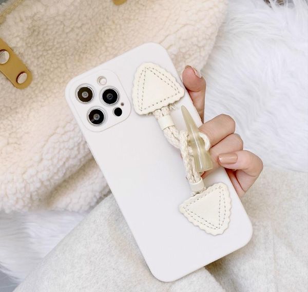 

for iphone 12 mini 11 pro max 7 8 plus xr xs x se 2020 phone case fashion horn buckle soft tpu qylqde qpseller