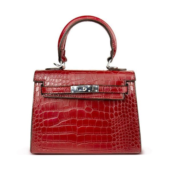 

women's bag alligator bags anti-theft luxury handbags crocodile designer lock shoulder female messenger women bags