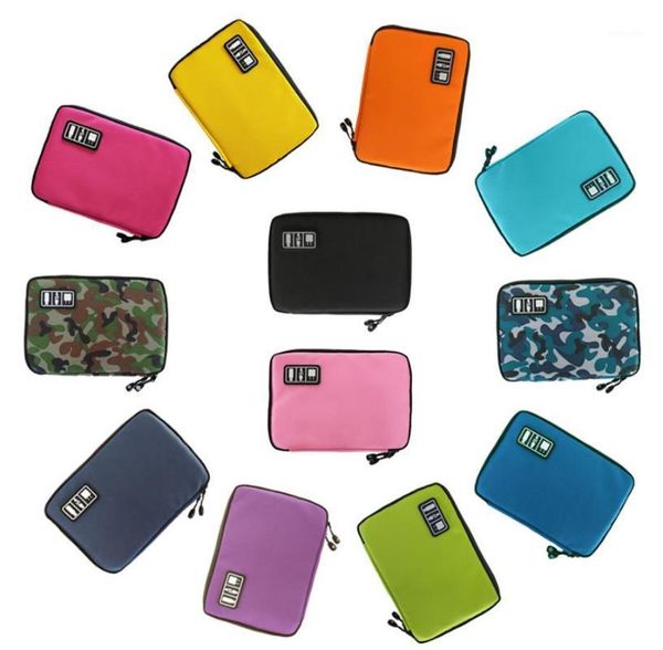 

cable organizer bag holder electronics accessories case gadget storage pouch usb charger power digital travel kit bags colorful1