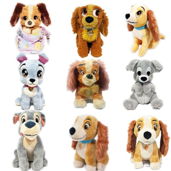 

1pieces/lot plush dog tramp lady doll gift children's toys y200703