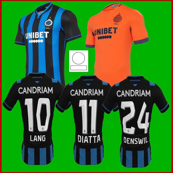 

2021 maillots de foot brugge soccer jerseys dost lang denswil krmencik vanaken diatta vormer football shirts, Black;yellow