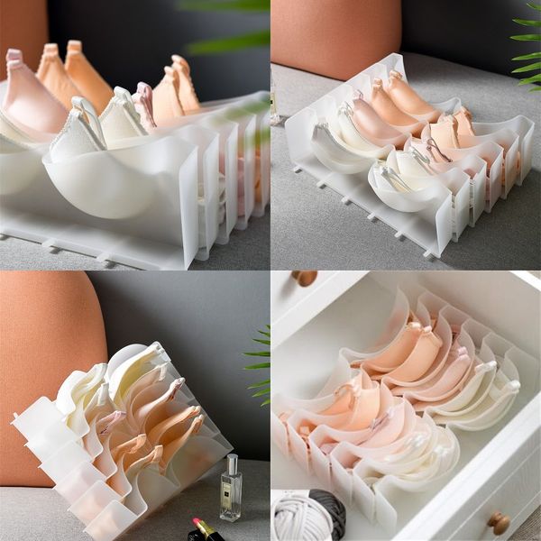 

madam bras storage box household transparent woman bra storages case households combination organize set new arrival 4 12cy l1
